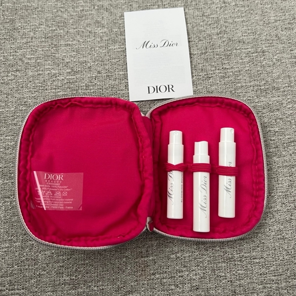 Miss Dior Duo Mini Bag White Pink Boxed Three Samples Plus Sending Extra Ones - Picture 2 of 9